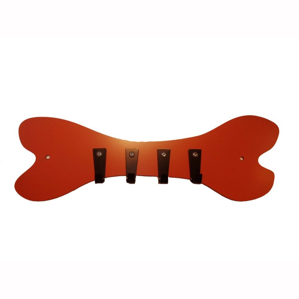 COAT, KEY OR LEASH DOG BONE HOOK